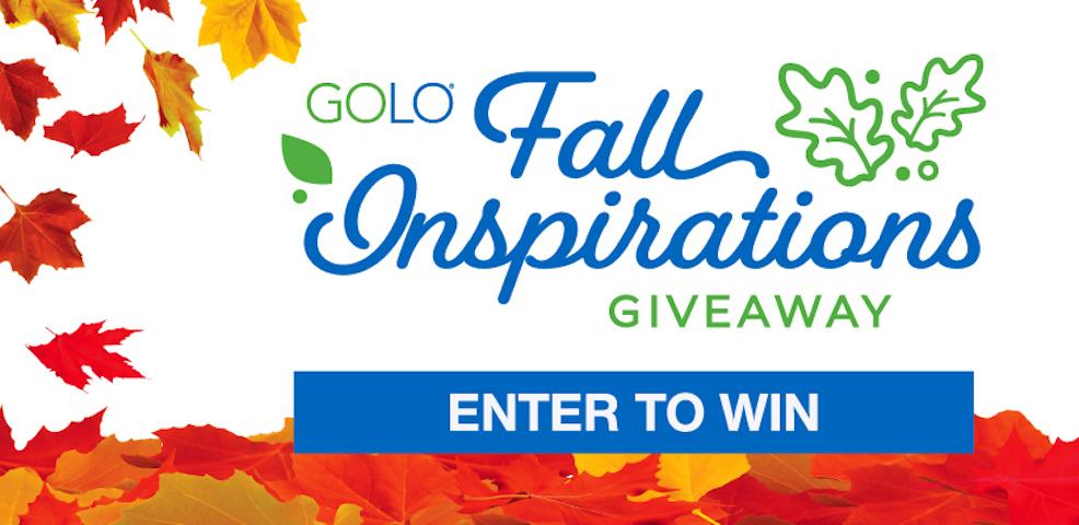 Enter GOLO Fall Inspirations Giveaway for a Chance to Win