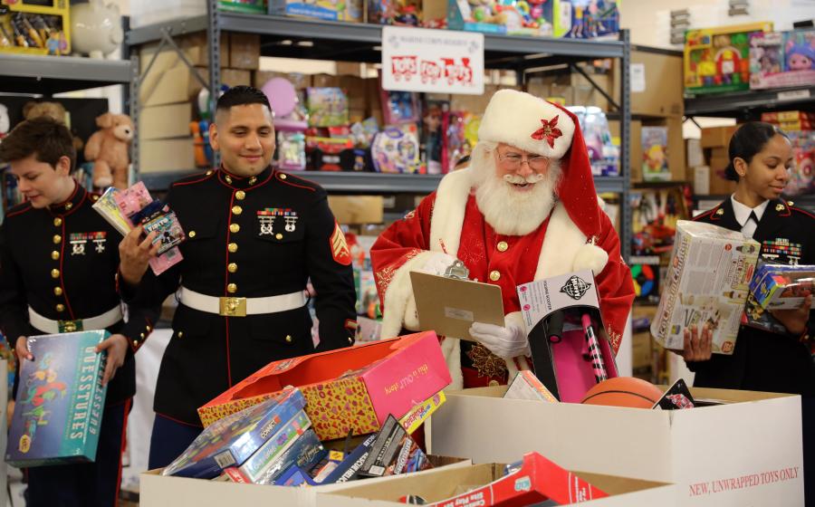 Help Toys for Tots Celebrate Christmas in July