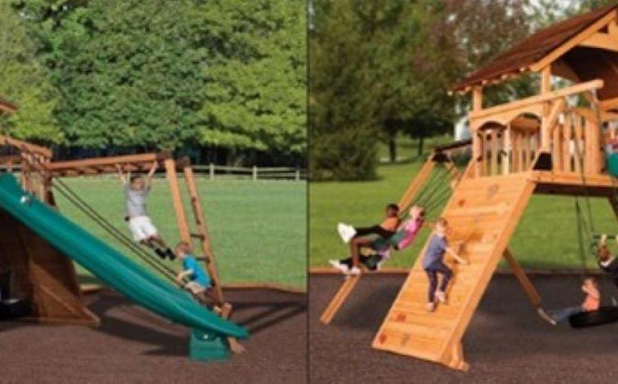 Swing into Spring With a Back Yard Playground