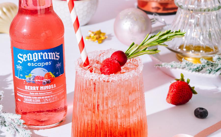 Have a Berry Merry Holiday Brunch with Seagram’s Escapes
