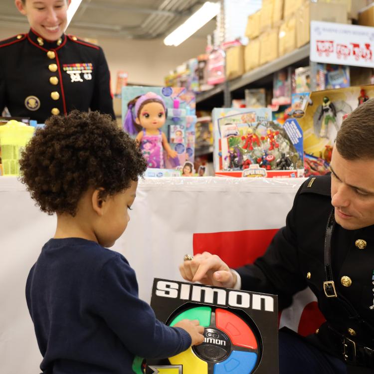 No Child is Forgotten By Marine Toys for Tots  