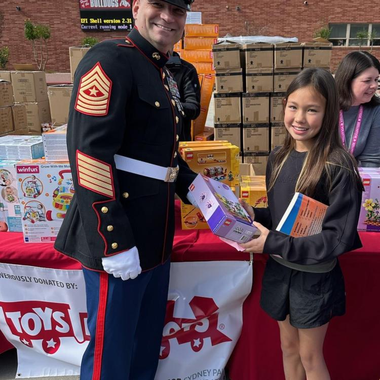 Kindness Knows No Season at Toys for Tots 